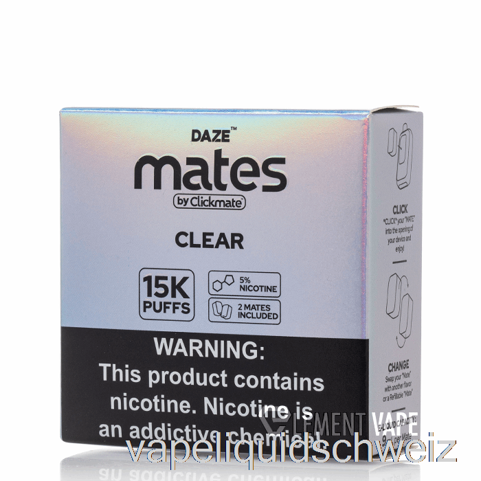 7 Daze Mate Pods Clear Vape Schweiz